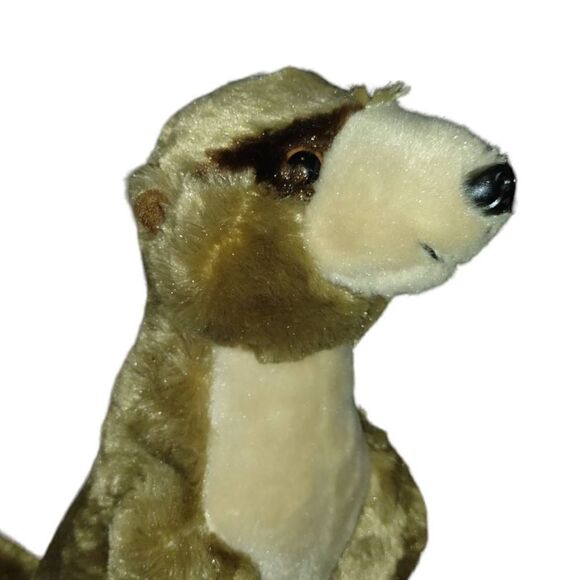 Adventure Planet Plush Animal Den Meerkat 10" Plushie Wildlife Toy - Picture 6 of 7